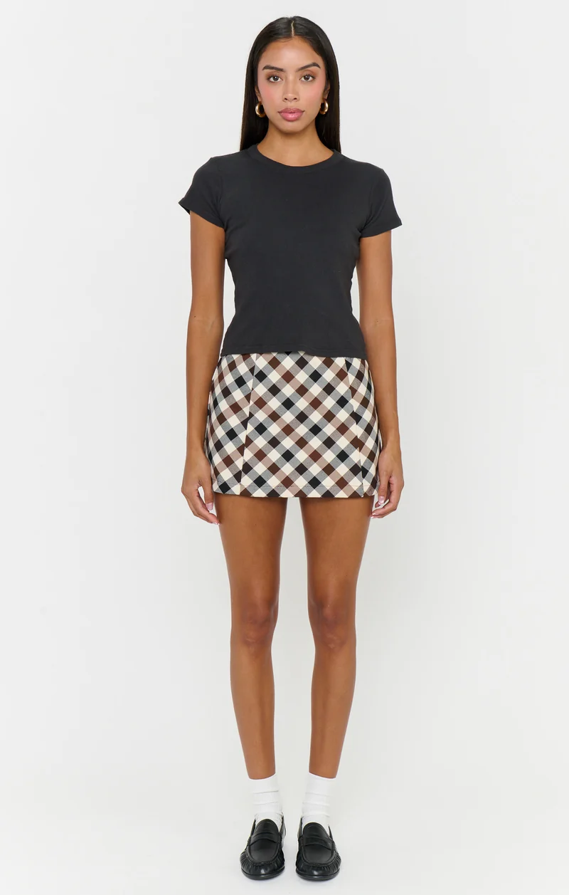 Gia Mini Skort ~ Spiced Plaid