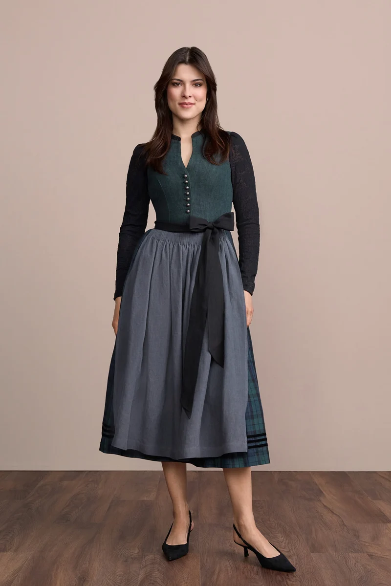 Julia Trentini Calia Dirndl, Green — 80cm Maxi