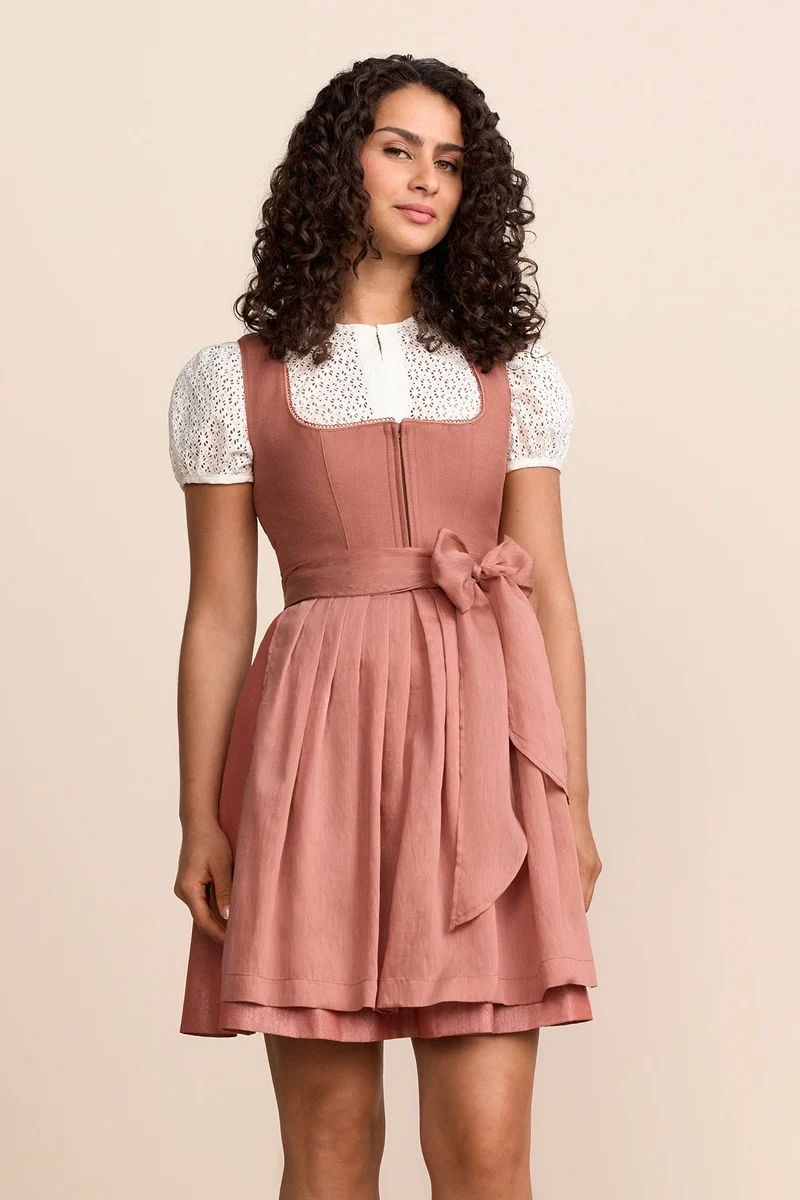 Kruger Luvina Mini Dirndl, Rose — 50cm 2pc Set