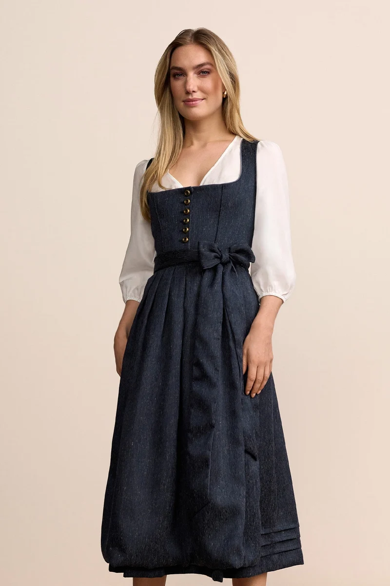 Kruger Debora Maxi Dirndl, Blue — 80cm 2pc Set