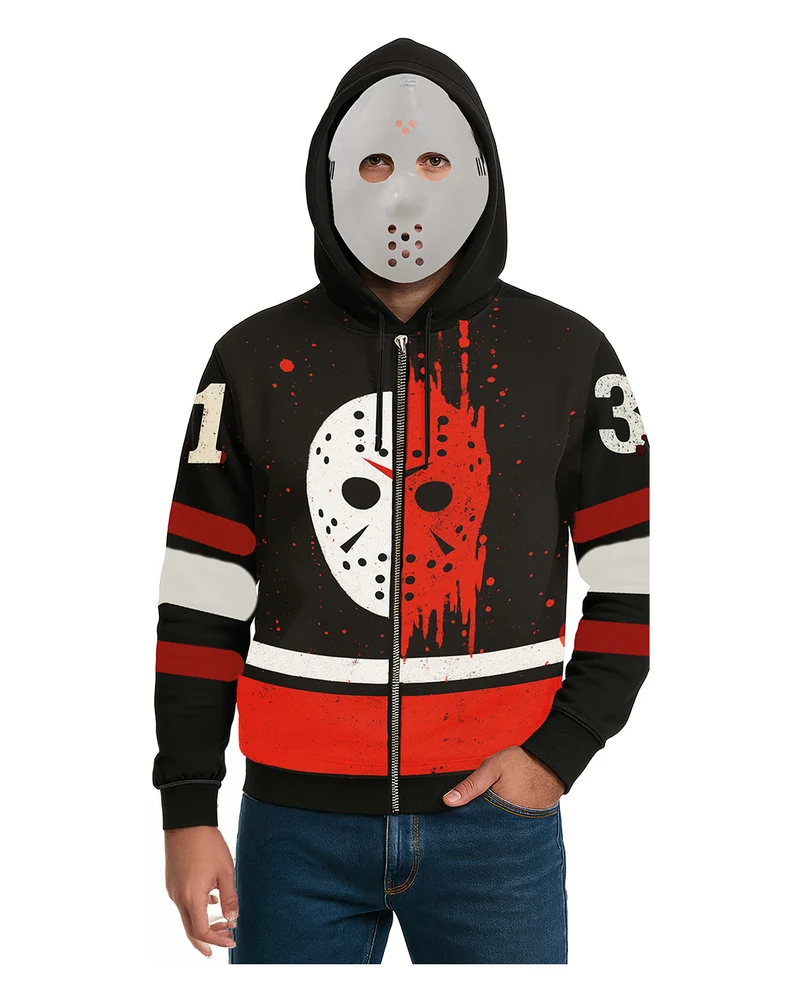 Hockey Killer Herren Hoodie mit Maske