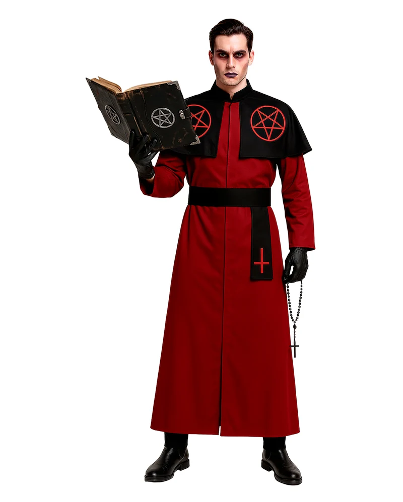 Satanischer Kardinal Herren Kostüm
