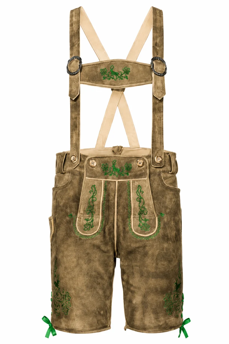 Lederhose Hirsch Royal Green