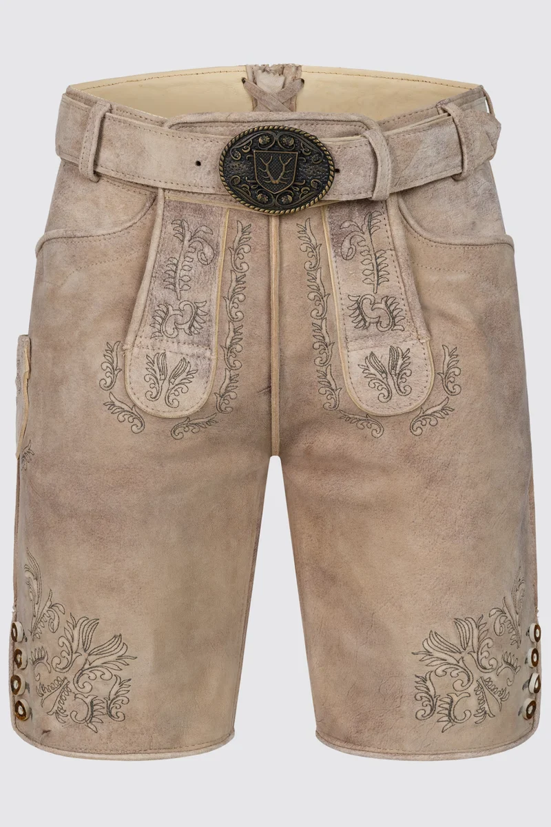 Kruger Men's Lederhosen "Patrizio" light brown