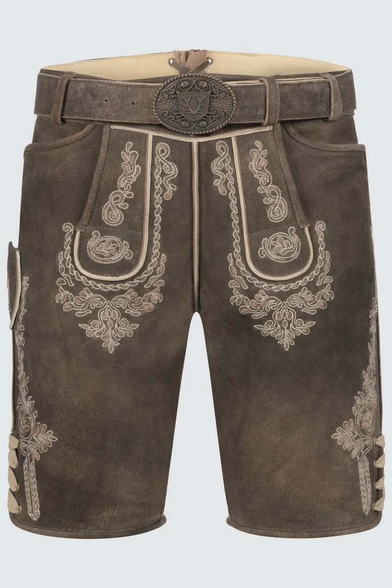 Kruger Men's Lederhosen "Olias" brown