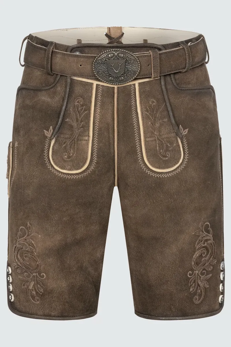Kruger Men's Lederhosen "Jendrik" brown