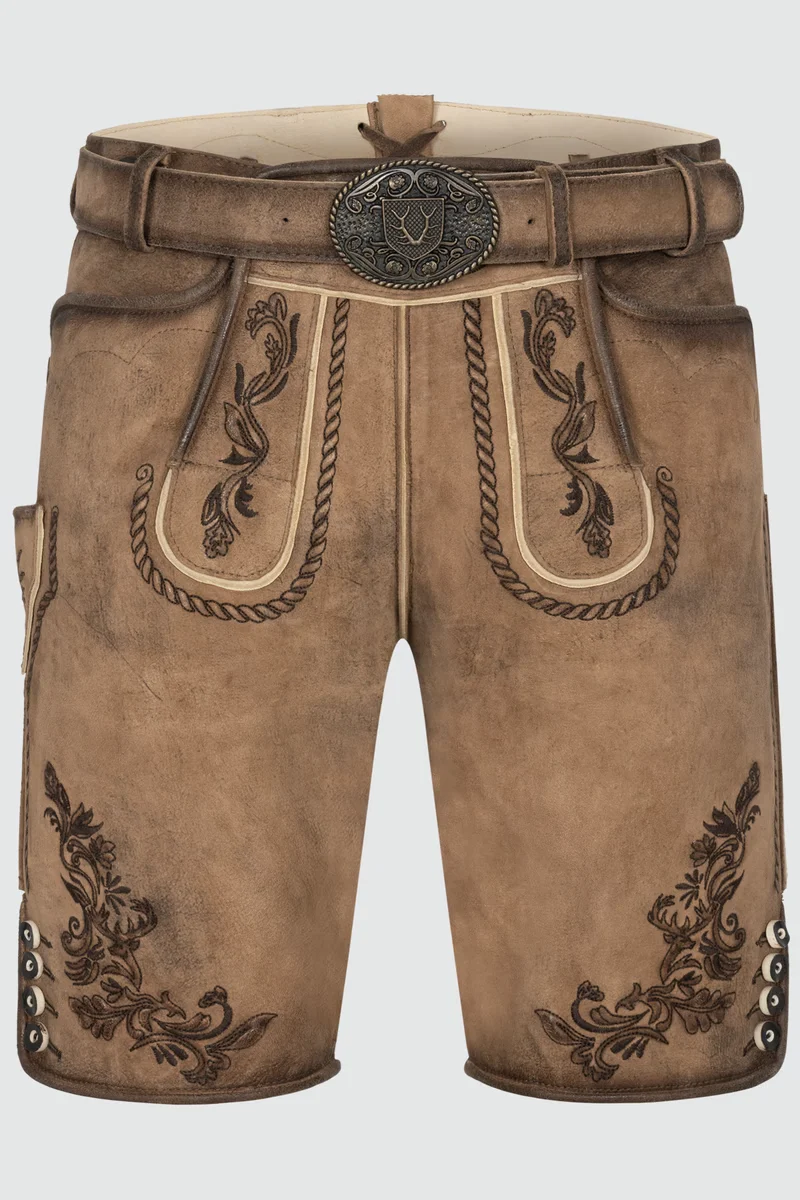 Kruger Men's Lederhosen "Devian" brown