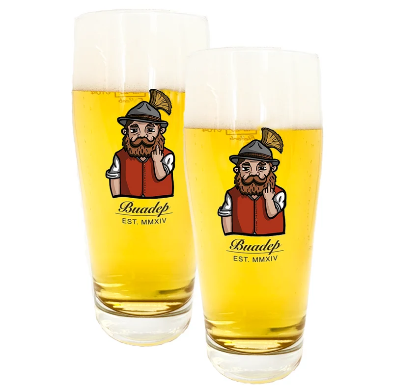 2er Set Grantler Willibecher / Helles Glas