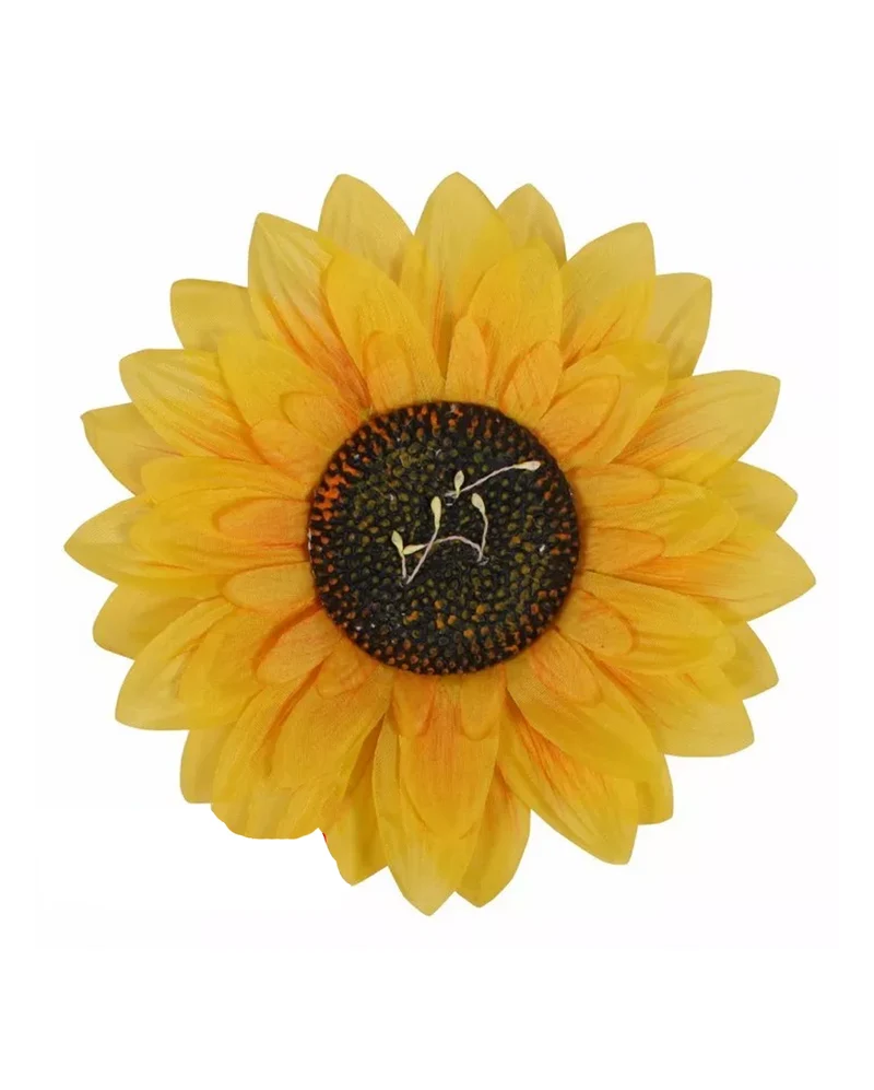 Gelbe Sonnenblume Brosche