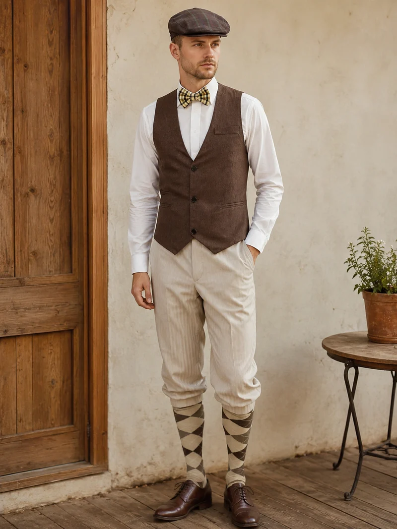 20er Jahre Herren Knickerbocker Outfit Gr. 48