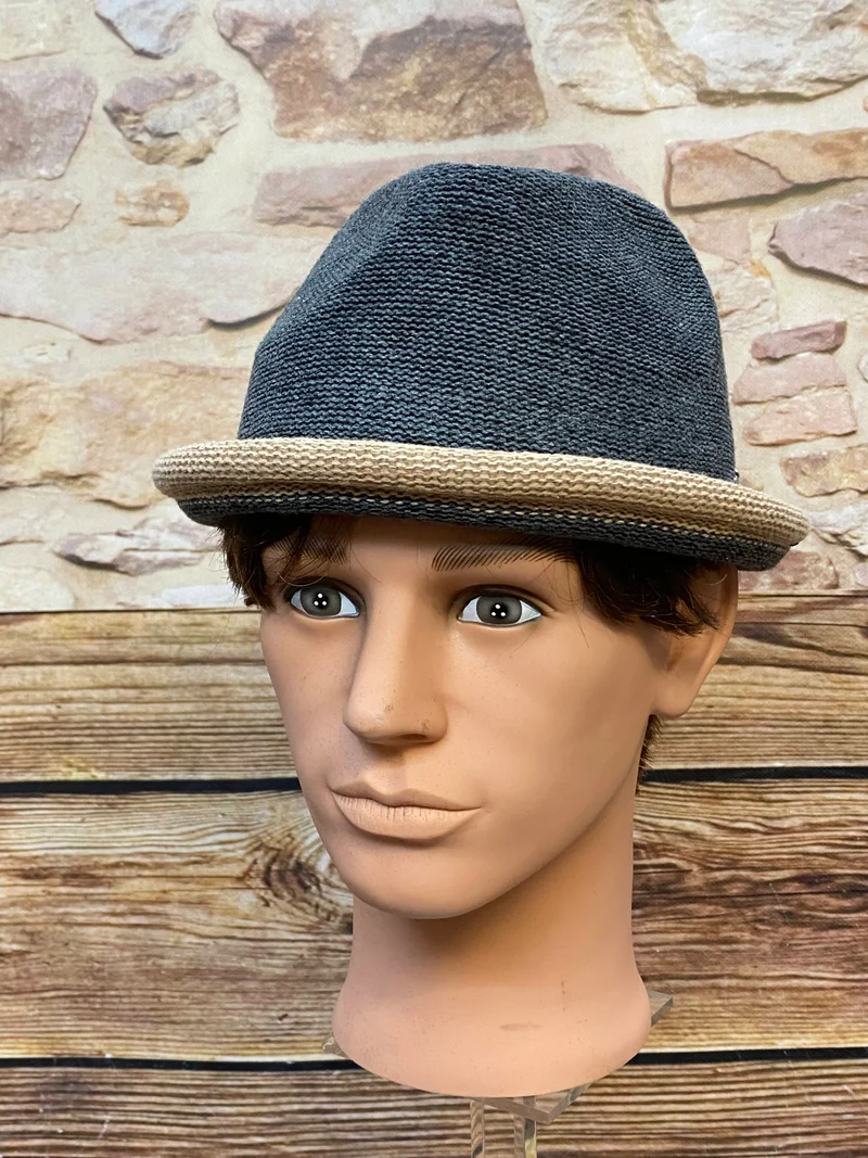Chillouts Herren Hut grau beige Gr. L–XL