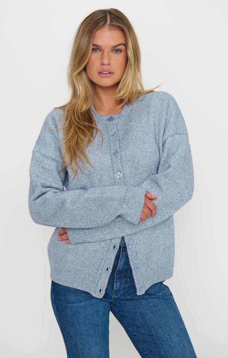Foster Cardigan ~ Blue Knit