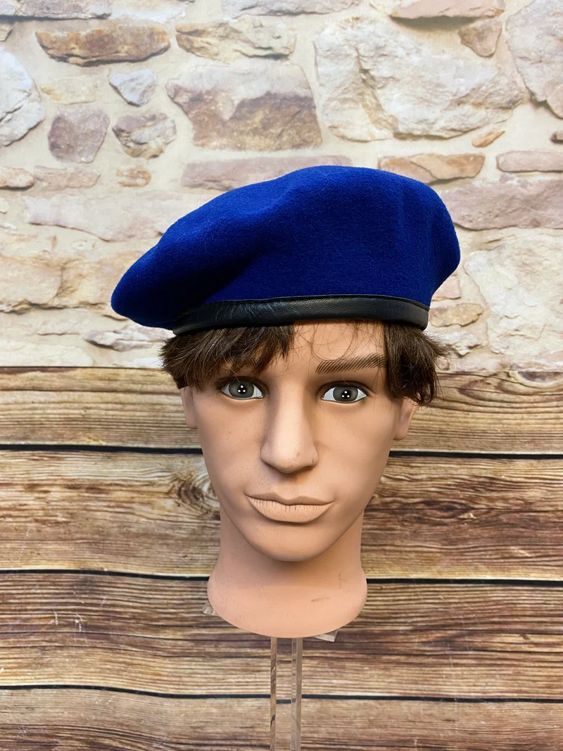 Vintage Uniform-Barett blau Gr. 59