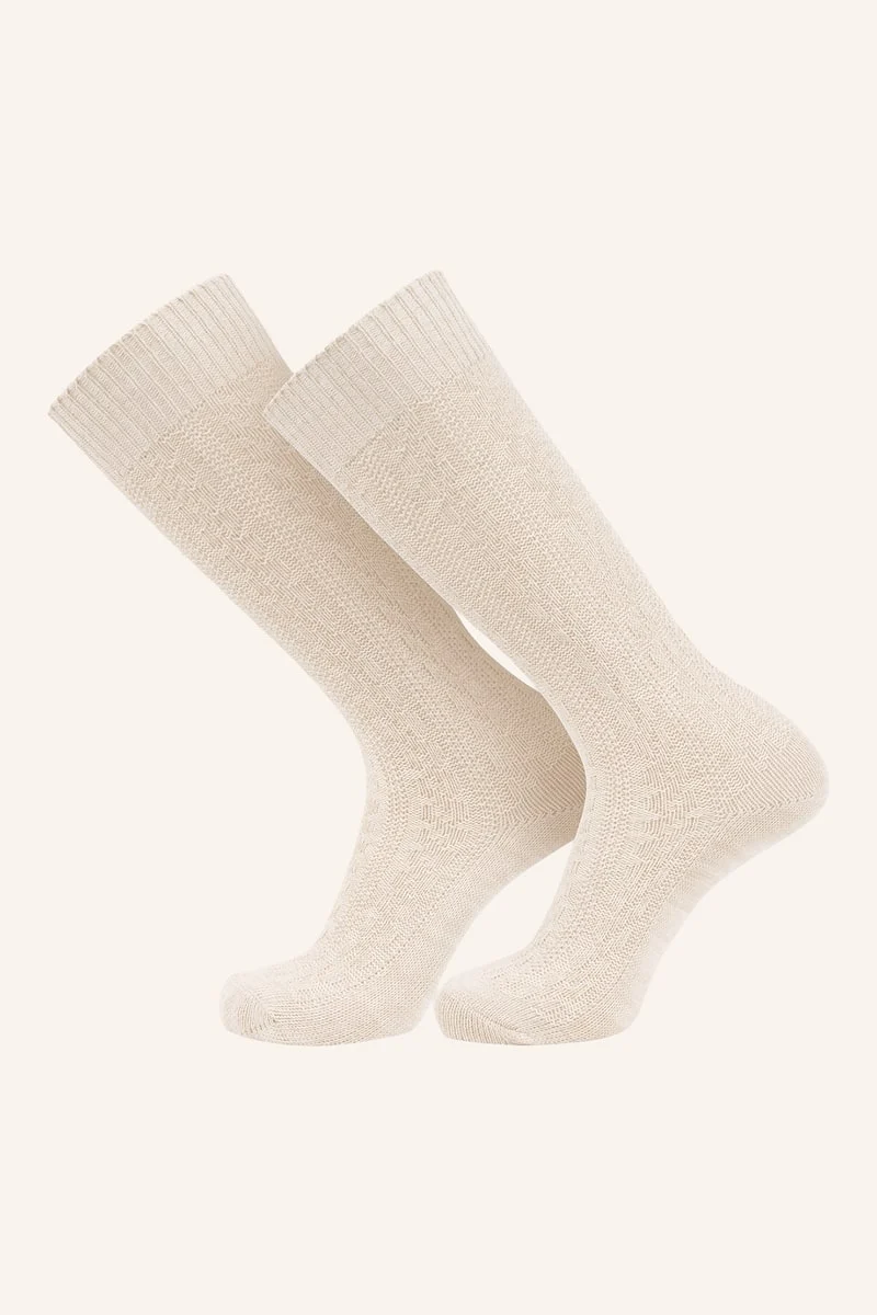 Trachtensocke Krüger Beige