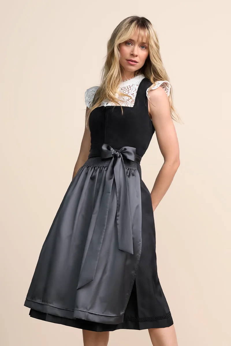 Kruger Long Dirndl 2pcs. 70cm "Calista" black