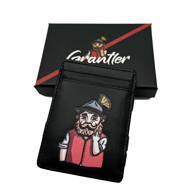 Grantler Geldbeutel schwarz - Lederhosen Wallet