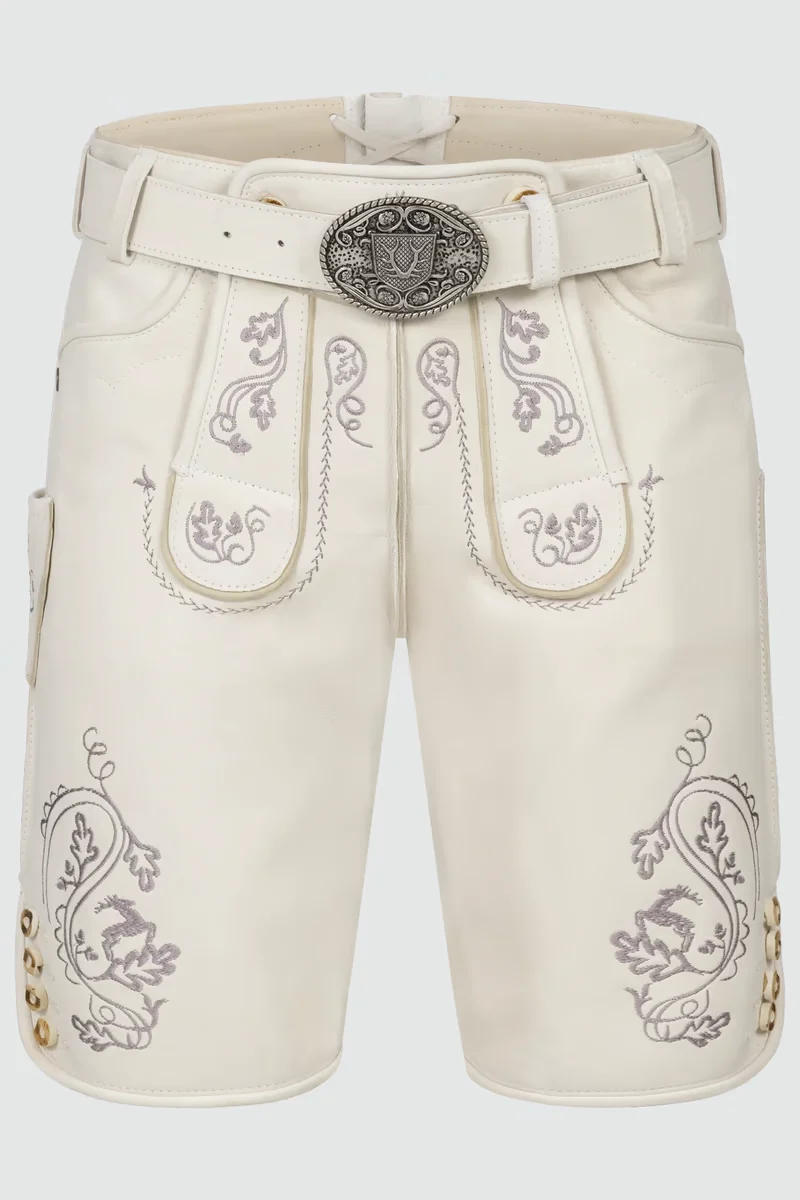 Kruger Men's Lederhosen "Evan" with Belt