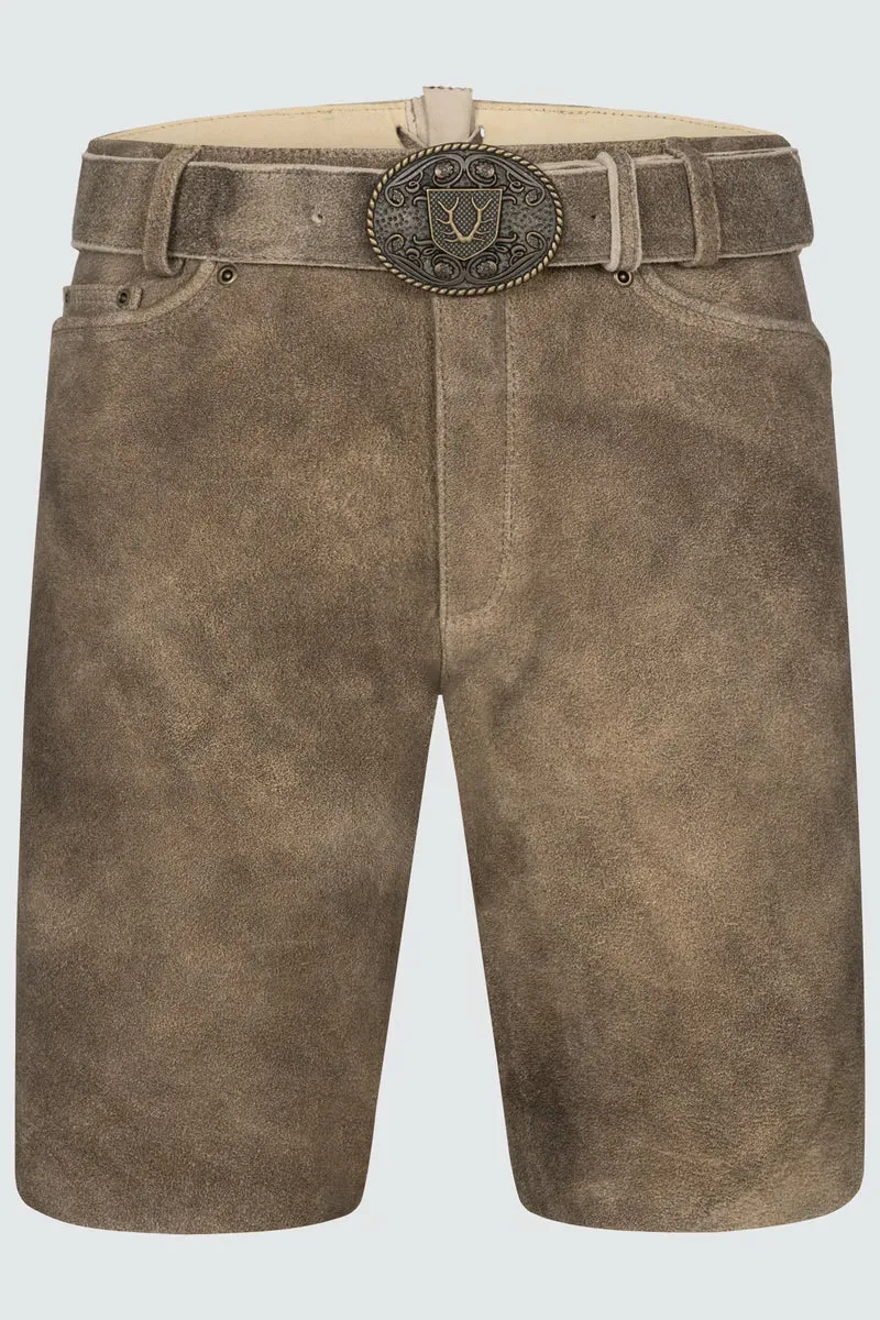 Kruger Men's Lederhosen "Toro" brown