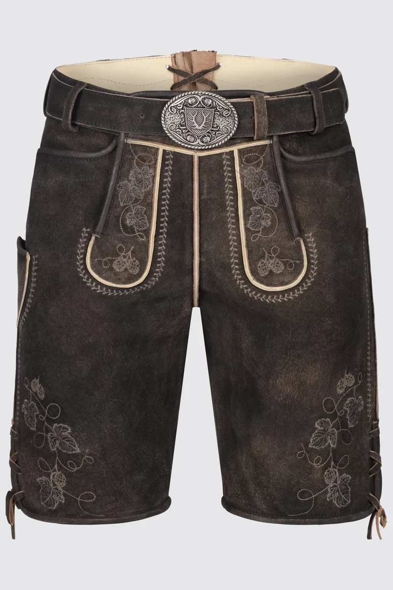 Kruger Men's Lederhosen "Nikolas" dark brown
