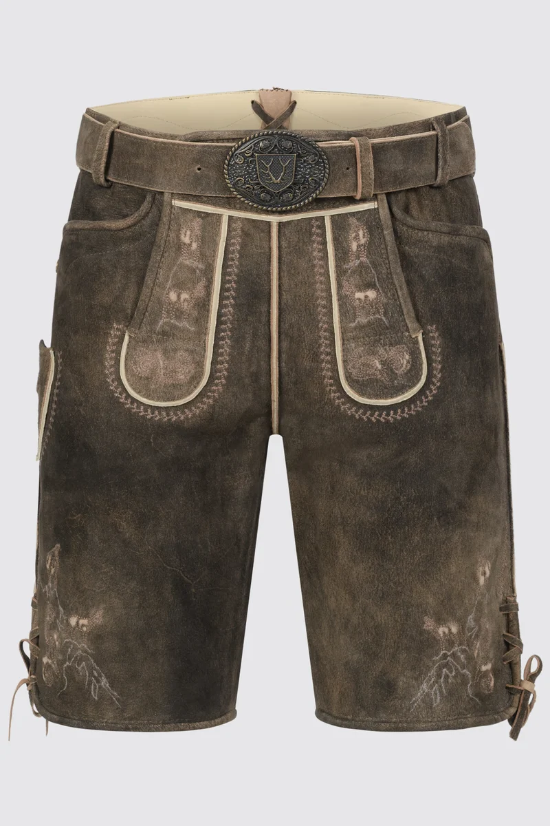 Kruger Men's Lederhosen "Deniz" brown