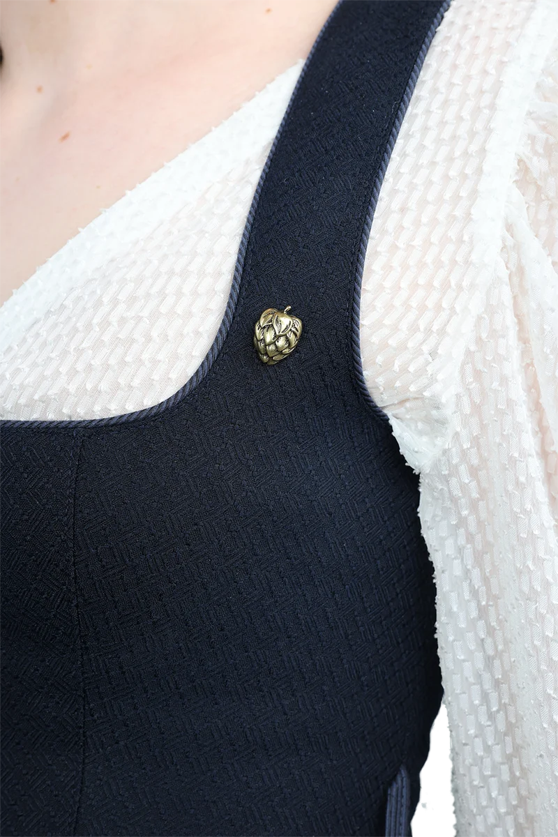 Pin Hopfen - altgold