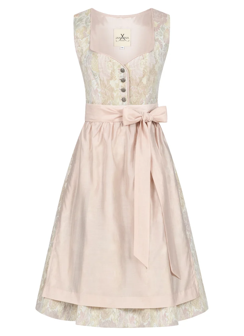 JACQUARD HOCHZEITSDIRNDL GOBELIN FLOWERS PUDER