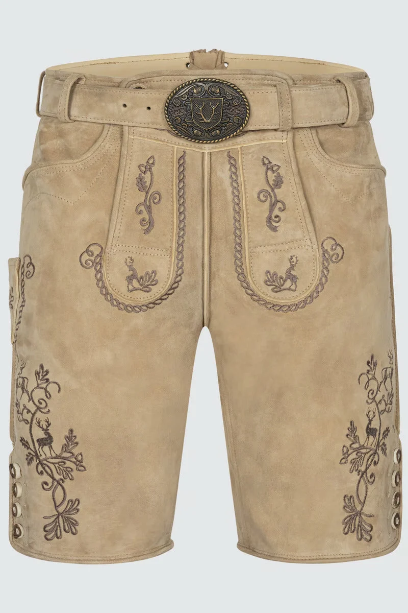 Kruger Men's Lederhosen "Milian" light brown