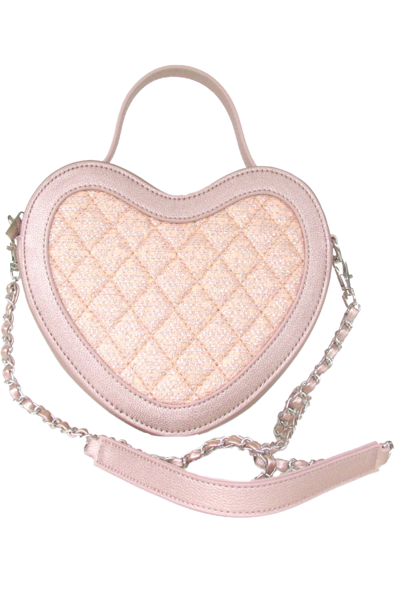 Damen Trachtentasche in Herzform - rosa