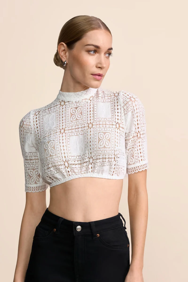 Kruger Dirndl Blouse "Larene" ecru