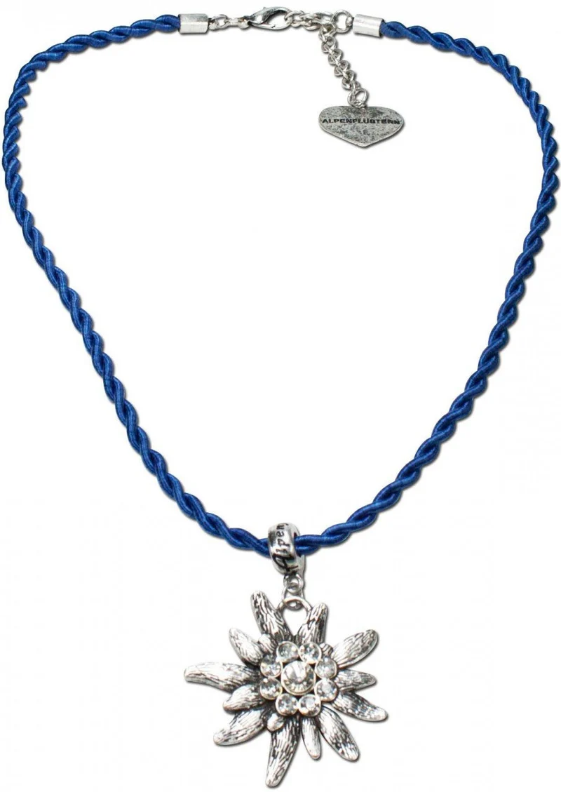 Trachtenkette Amelie blau