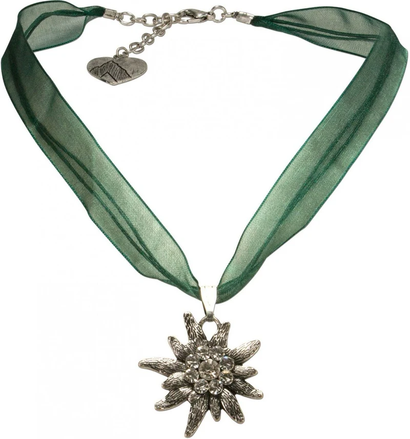 Organza Trachtenkette Theresa grün