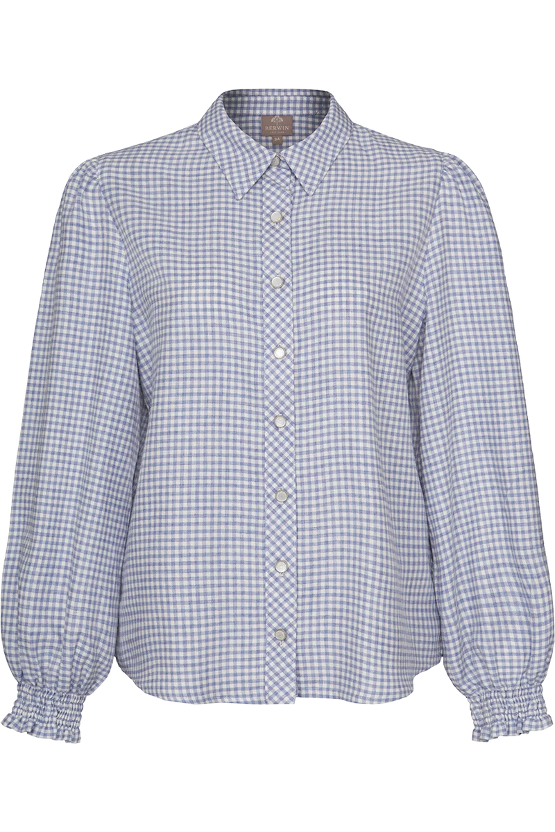 Damen Trachtenbluse Flanell