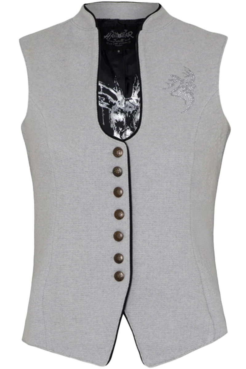 Damen Trachtenweste mit Strass-Details