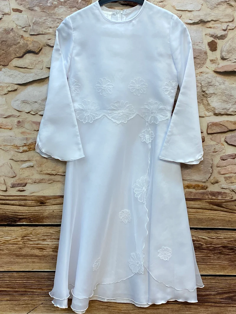 Festkleid Weiß für Hochzeit / Kommunion – Gr. 134