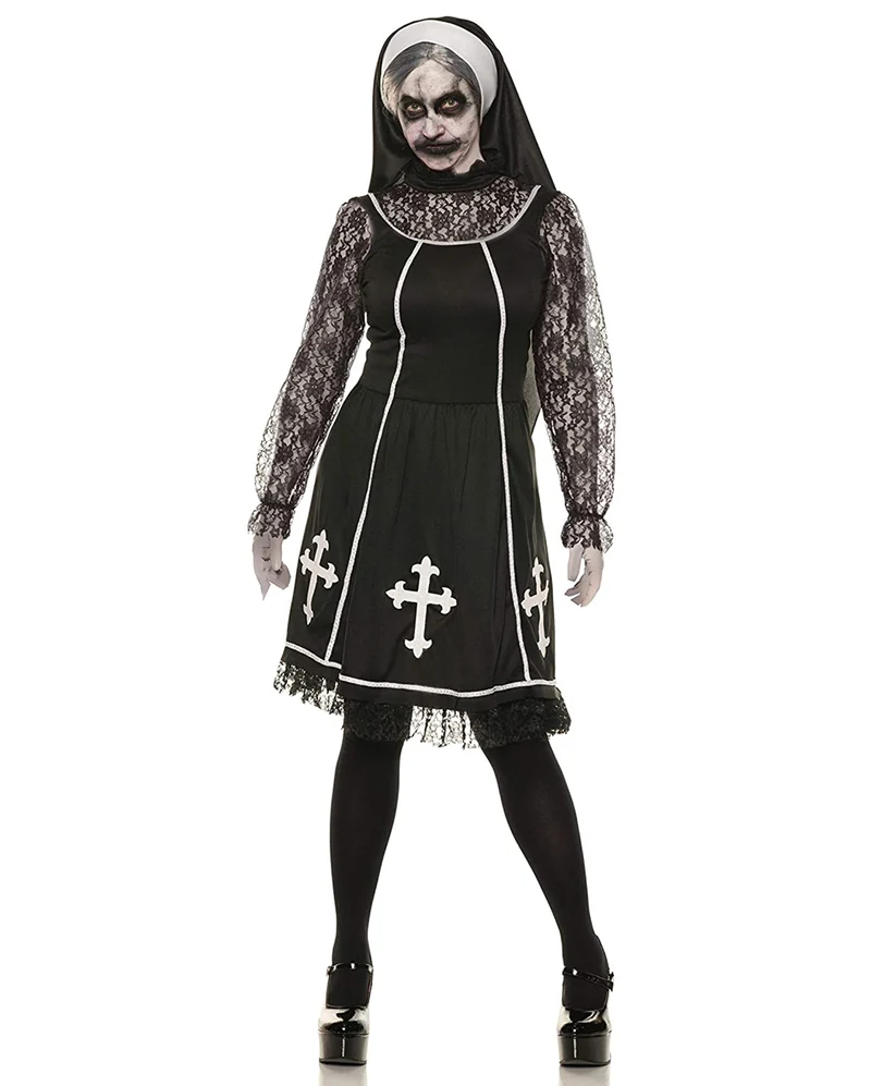 Teuflische Nonne Mary Damen Kostüm