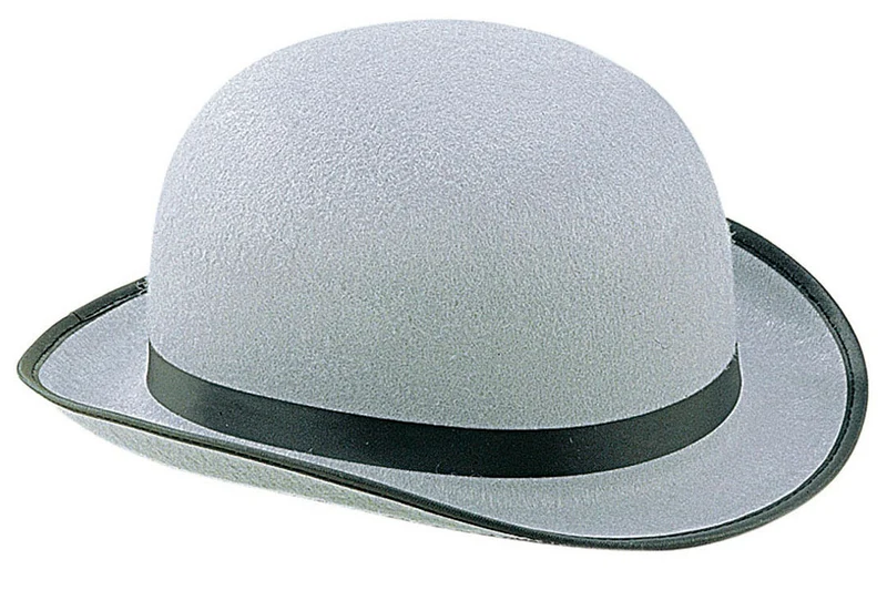 Melonenfilzhut grau