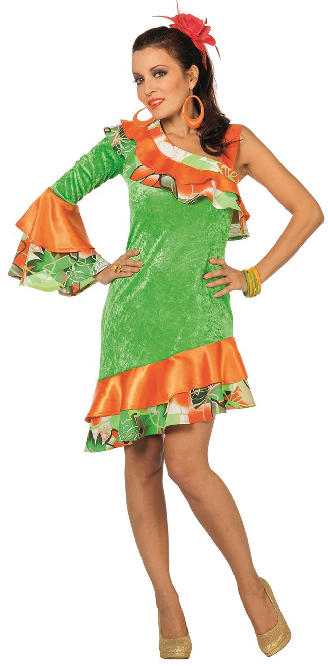 Karibik Girl Samba Tänzerin Kostüm