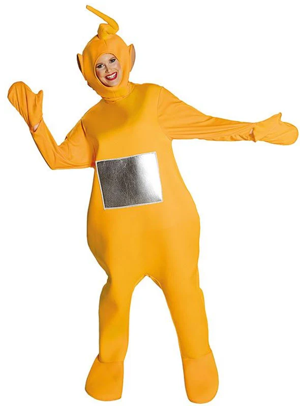 Laa Laa Teletubbie Kostüm für Erwachsene