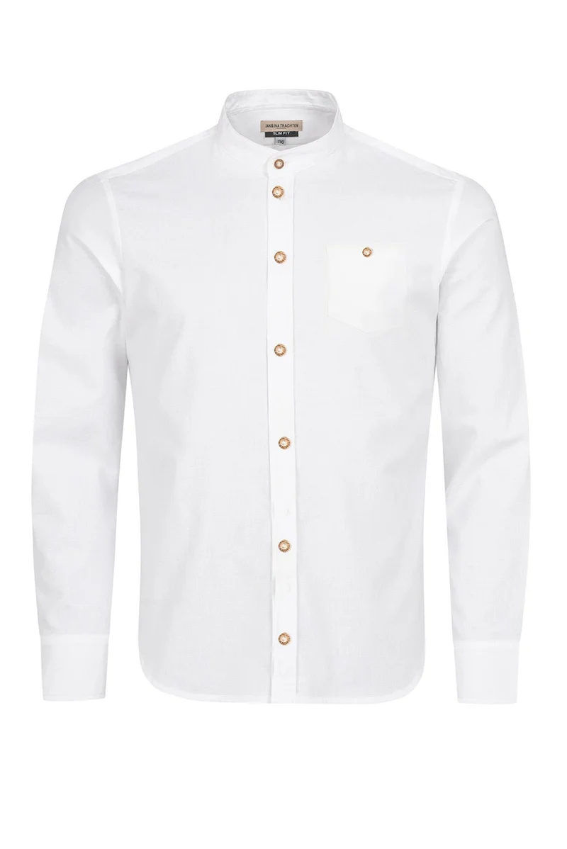 KINDER- TRACHTENHEMD SLIMFIT TRADITION WEISS