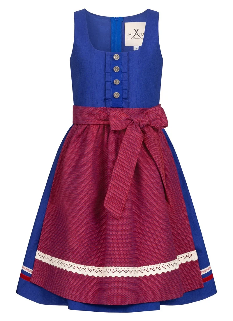 MINI ME-LEINENDIRNDL LIMITED EDITION 2023 TRADITION ENZIAN/ ROT