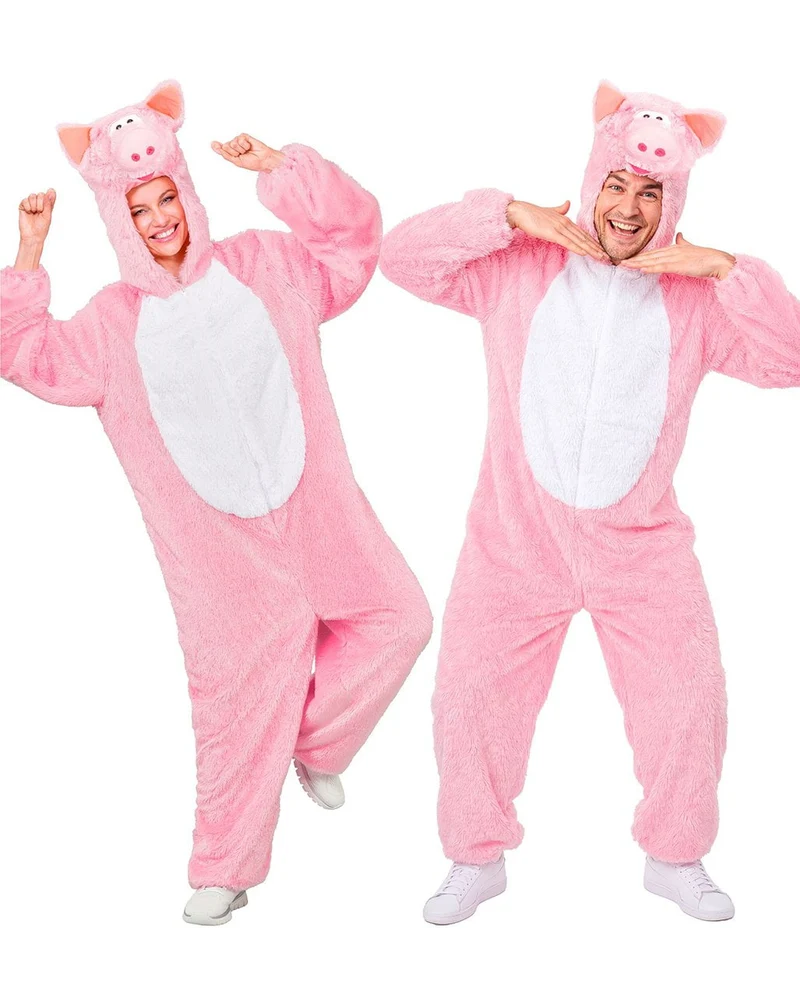 Schwein Plüsch Overall Unisex Kostüm