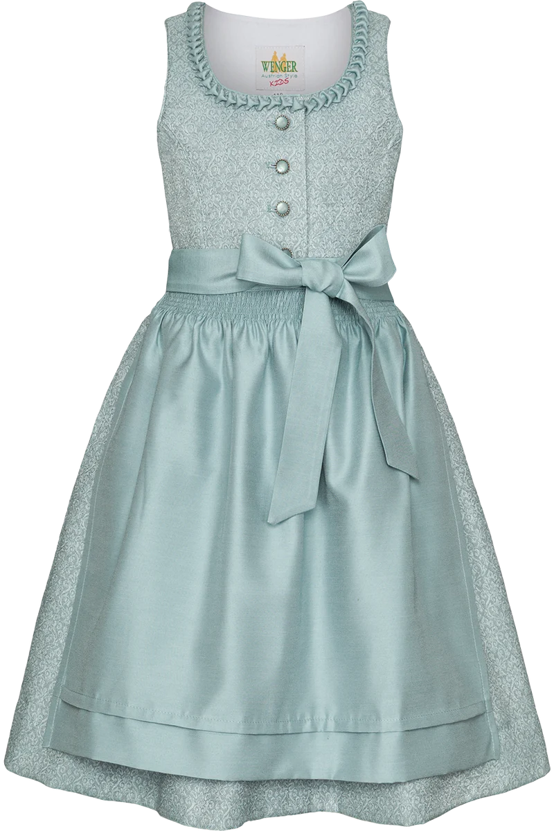 Kinderdirndl festlich mit floralem Muster