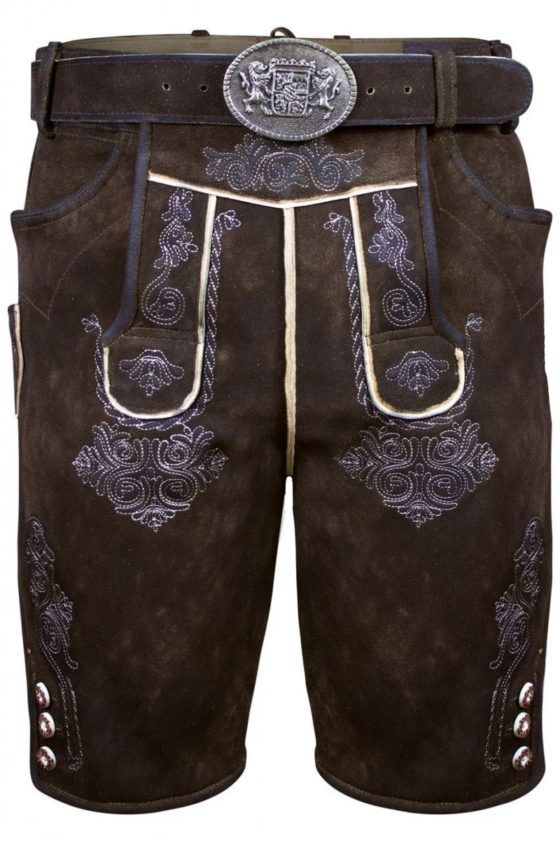 Kurze Wildbock Lederhose Elijah