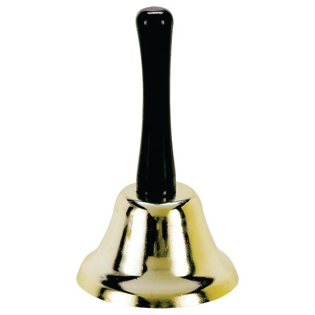 Santas Weihnachtsglocke in Gold