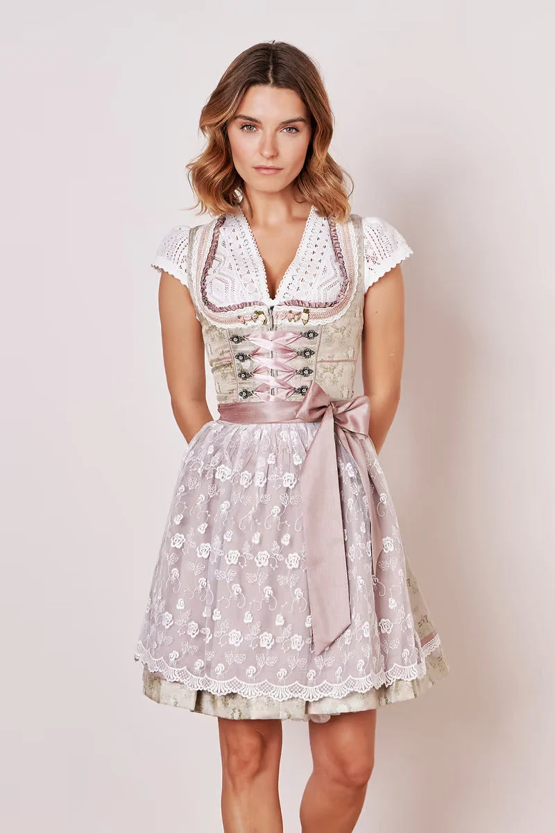 Kruger Juliane Mini Dirndl, Green — 50cm 2pc Set