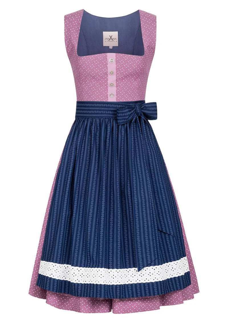 BW DIRNDL VINTAGE FLOWERS LAVENDEL
