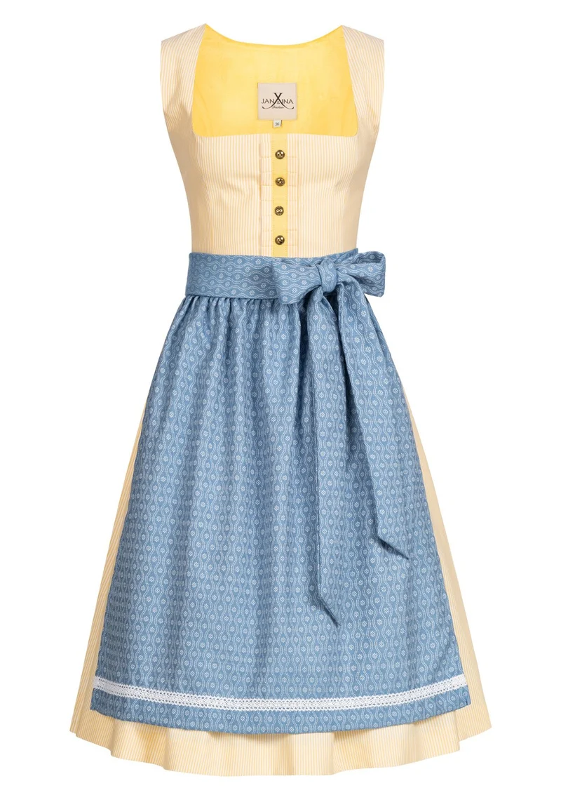 BW- DIRNDL LIMITED EDITION 2019 GELB/ HELLBLAU