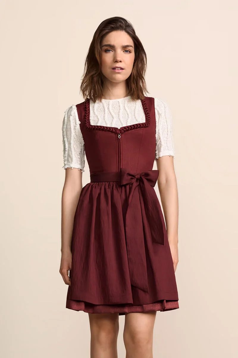 Kruger Avelore Mini Dirndl, Red — 50cm 2pc Set