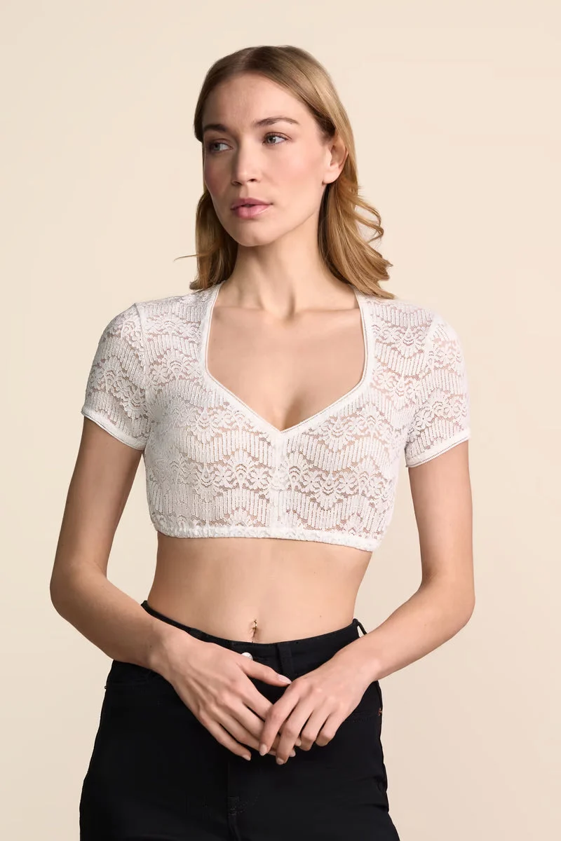 Kruger Dirndl Blouse "Phila" ecru