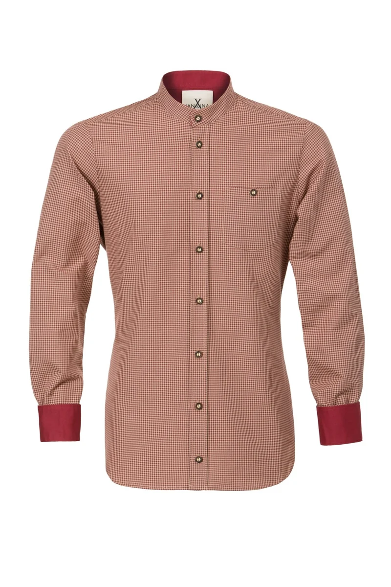 KAROHEMD SLIMFIT ROST